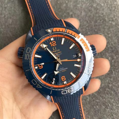 replica omega big blue|is a fake omega worth it.